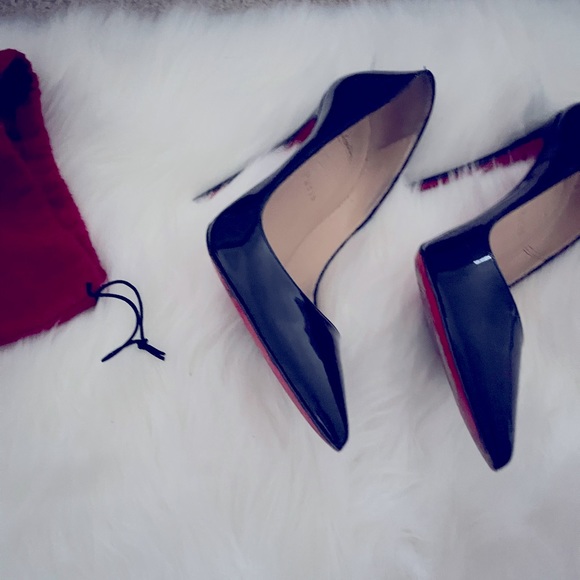 Christian Louboutin So Kate 120 Black Patent Leather Classic Stiletto Pumps - Picture 6 of 6